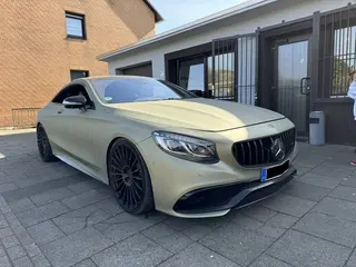 Kfz gutachten mercedes s klasse coupe matt frontansicht