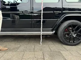 Schadensdokumentation mercedes g klasse seitenschaden messlatte