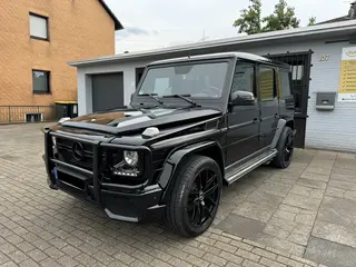 Unfallgutachten mercedes g klasse amg schwarz frontansicht